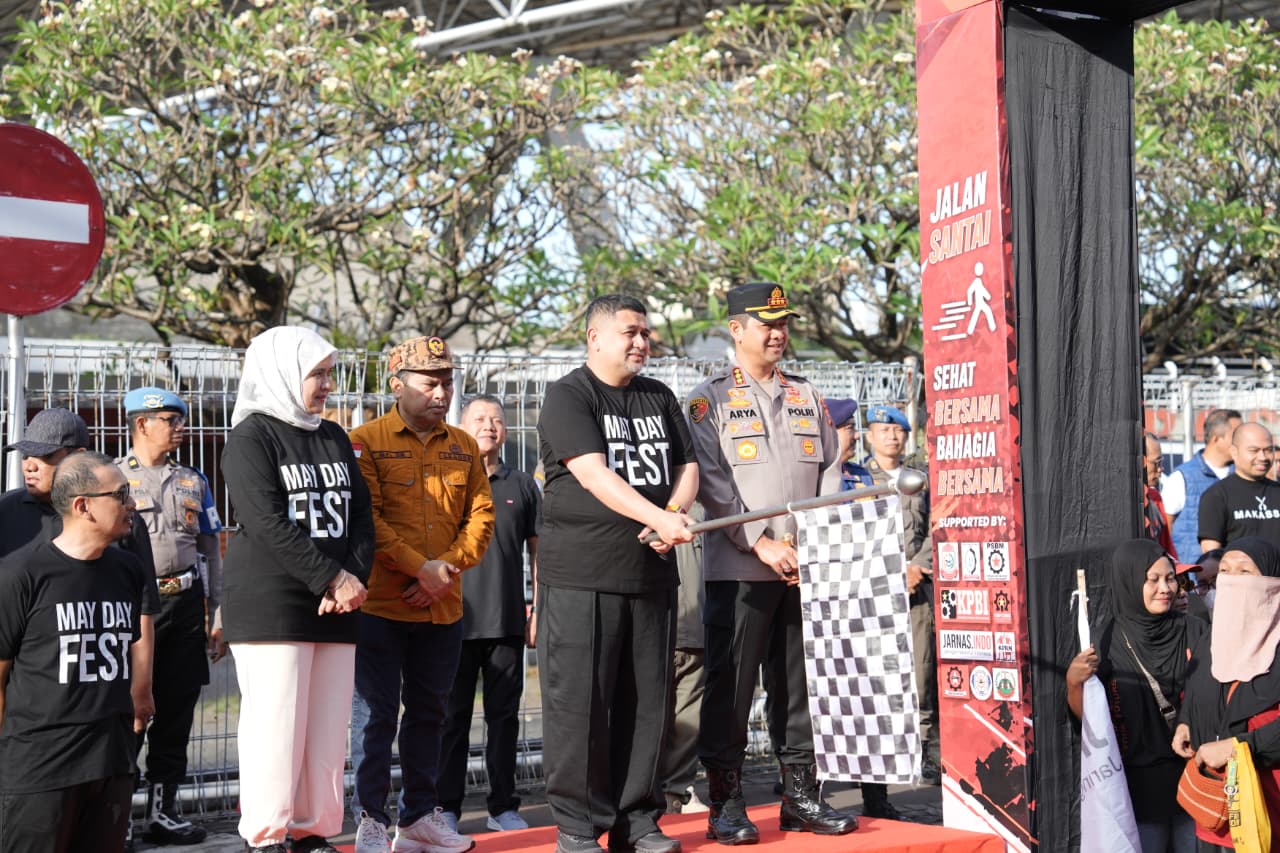 May Day 2026 Makassar: Dari Jalan Sehat hingga Panggung Rakyat